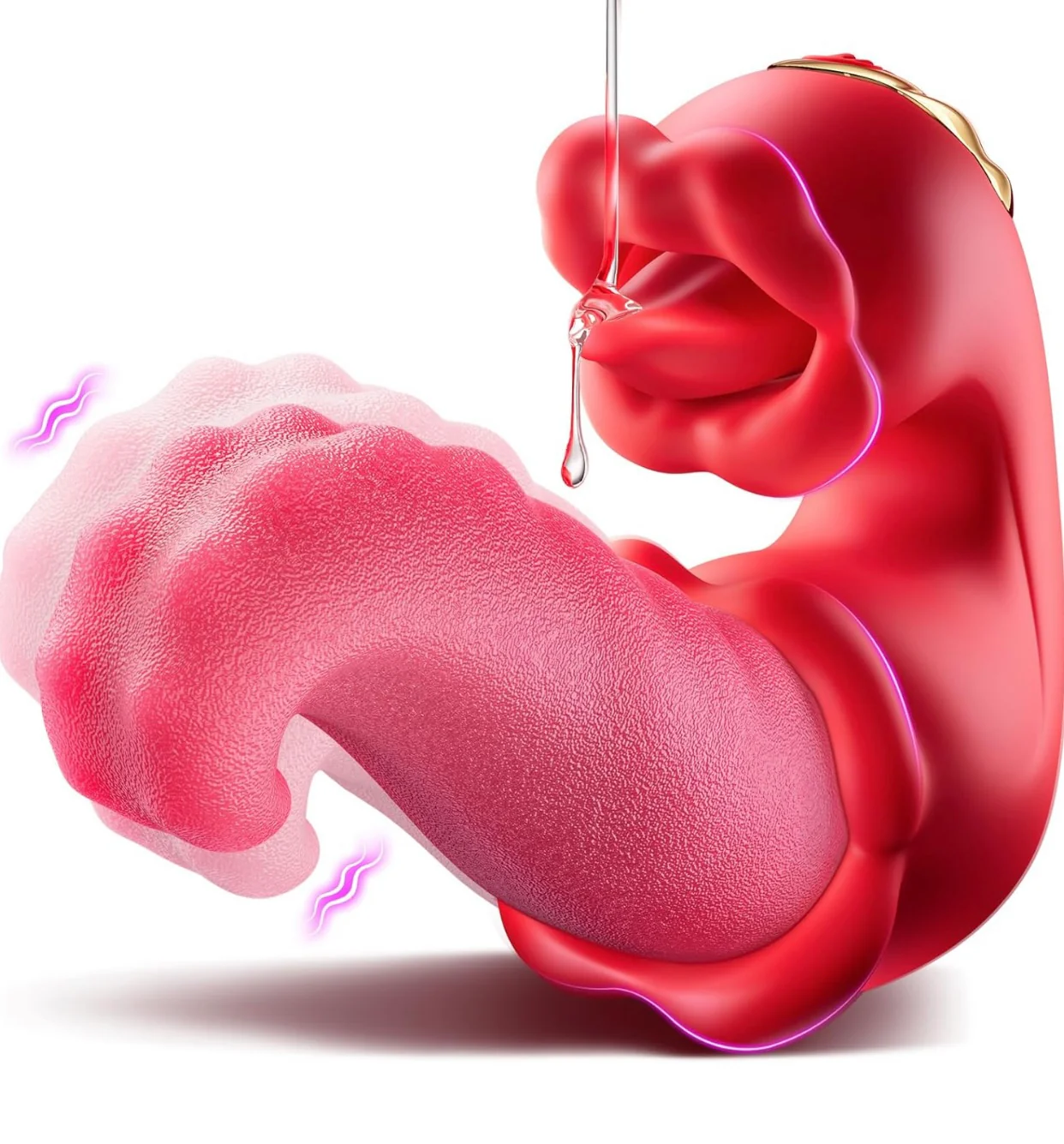 "CURVE ME TO SLEEP" TONGUE DILDO - Image 2