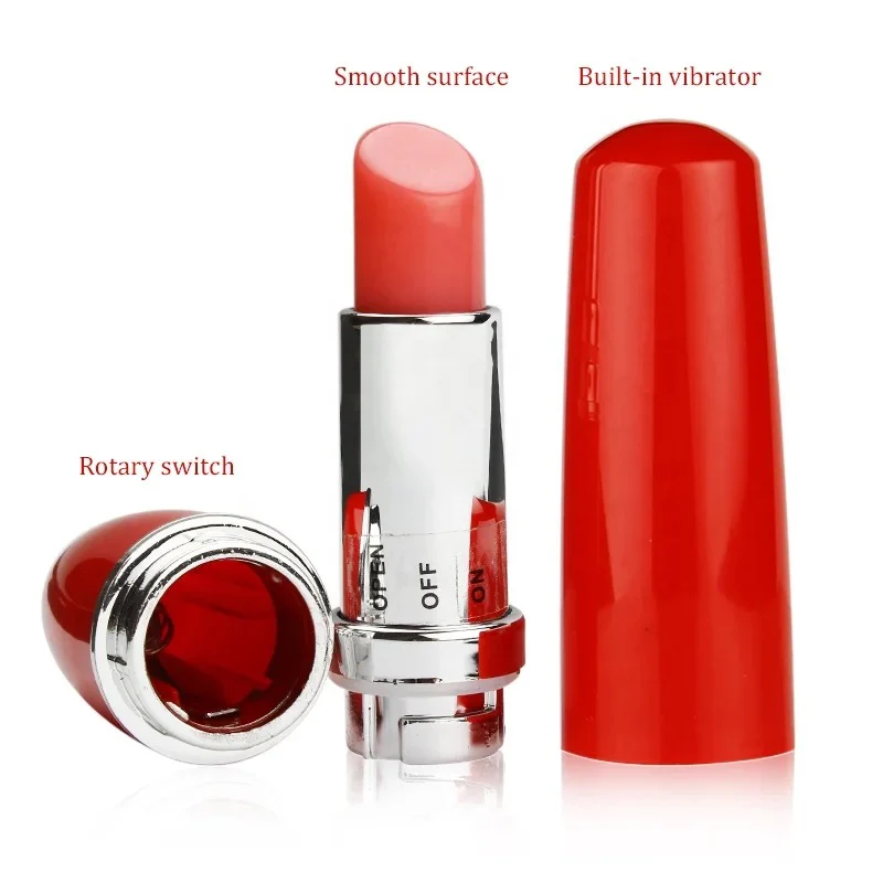 "RED LIPS" TRAVEL LIPSTICK VIBRATOR - Image 2